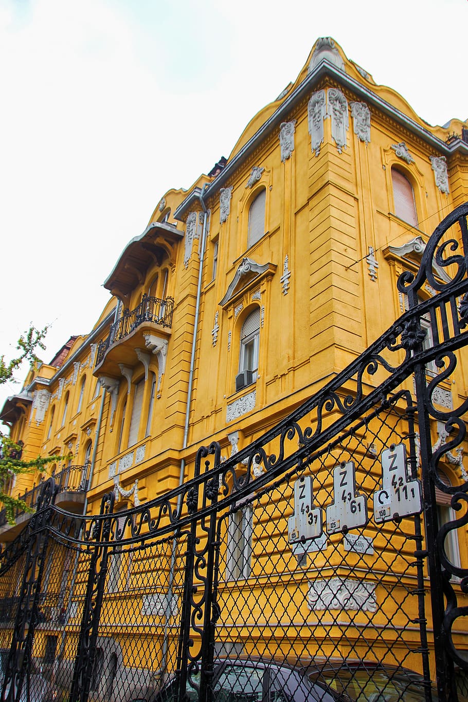 window, brick, old, budapest, outdoors, detail, backyard, mansion HD wallpaper