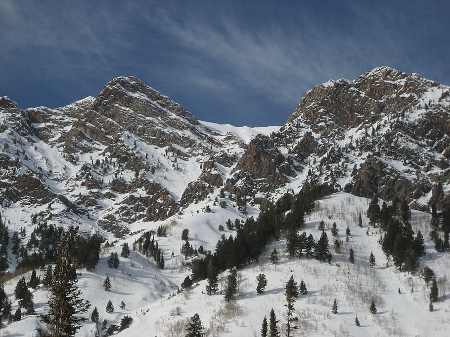 snow, mountain, winter, cold temperature, beauty in nature HD wallpaper