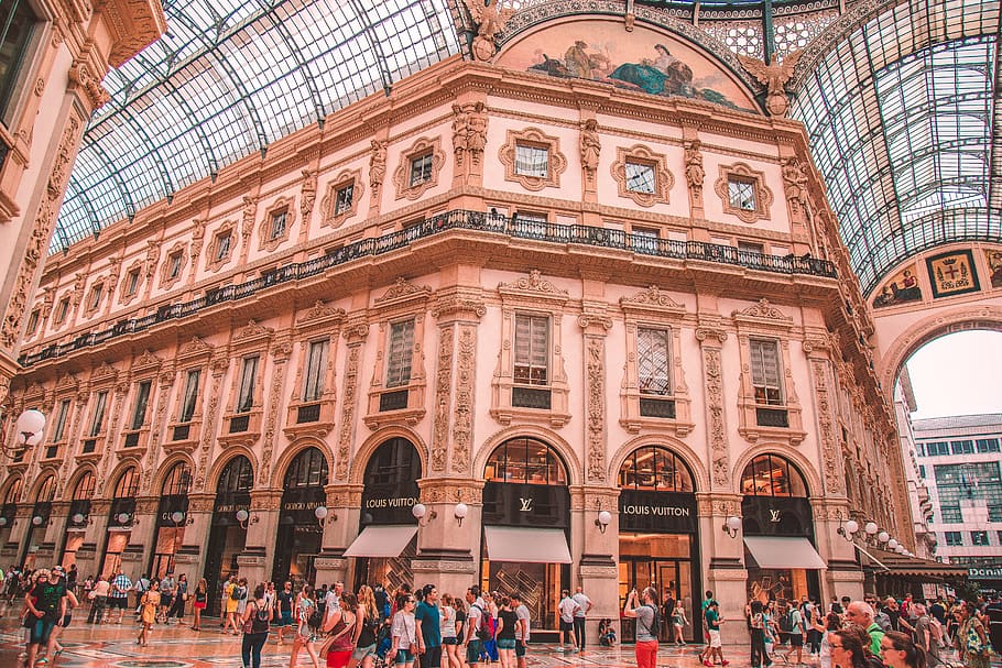 italy, milan, group of people, large group of people, crowd HD wallpaper