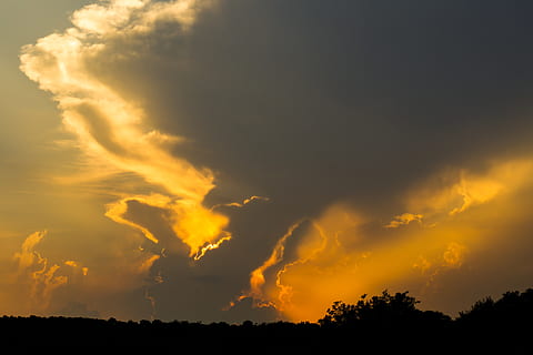sunset, sunrise, dramatic sunset, dramatic skies, landscape HD wallpaper