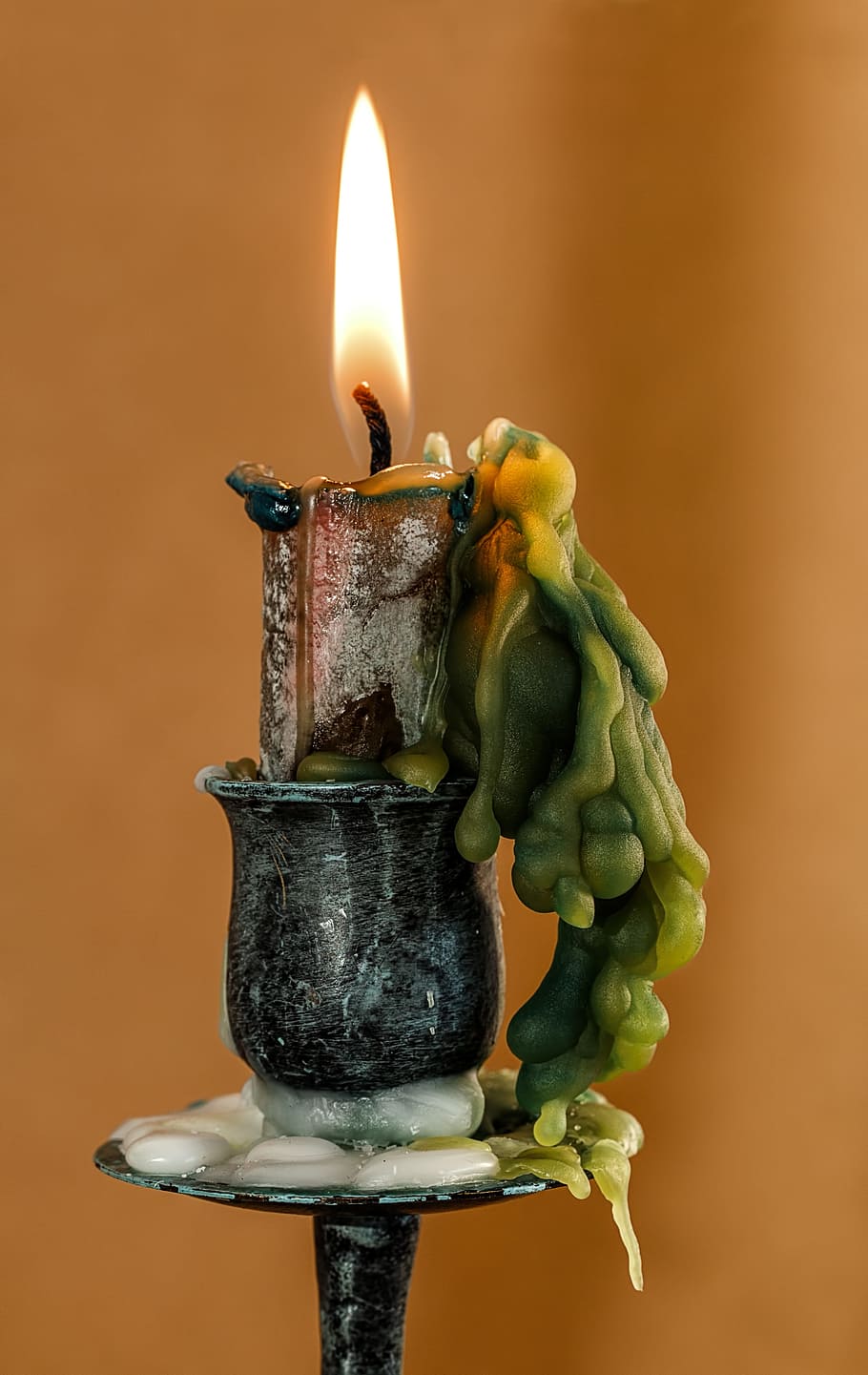 candle, light, lantern, fire, wax, burning, flame, close-up HD wallpaper