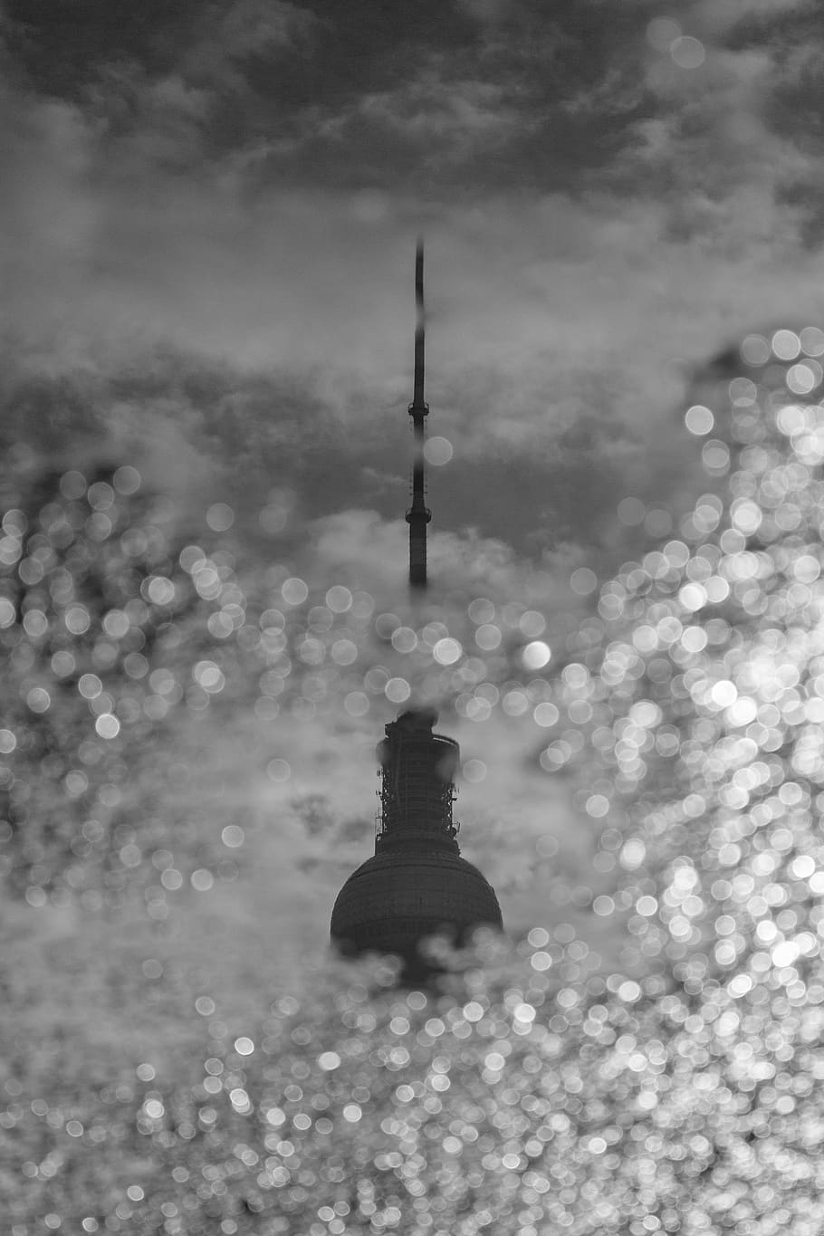 rocket, transportation, vehicle, tower, water, spire, architecture HD wallpaper