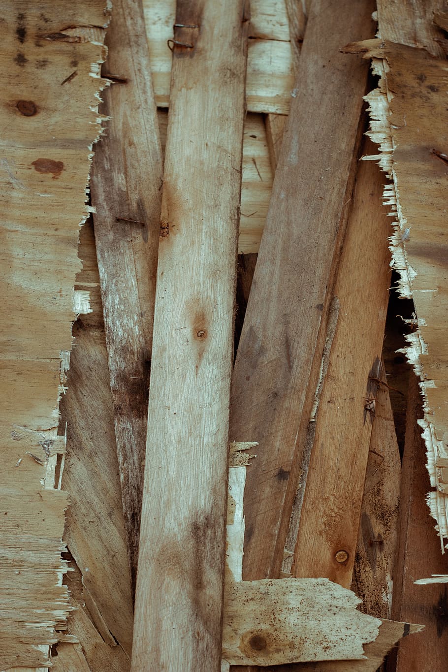 Brown Wood Planks, board, broken, carpentry, construction, dark HD wallpaper