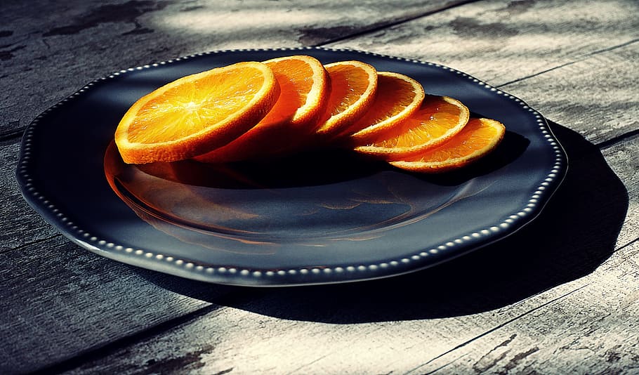orange, sliced, fruit, citrus, food, raw food, eating healty HD wallpaper