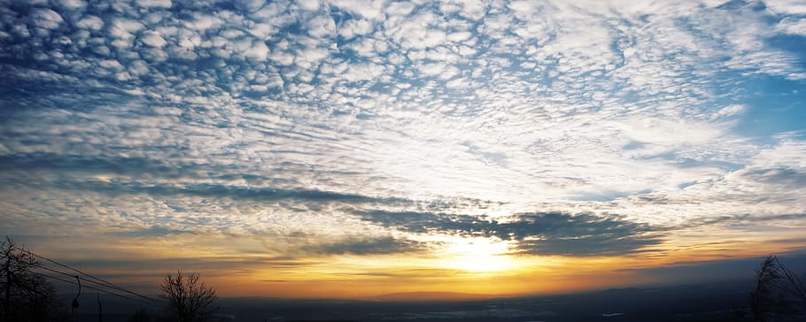 con2011, sky, scene, sun, cloud - sky, sunset, nature, scenics - nature HD wallpaper