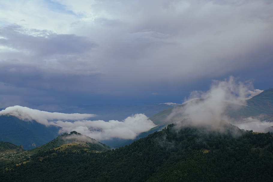 iran, guilan, mountain, cloud, nature, landscape, cloud - sky HD wallpaper