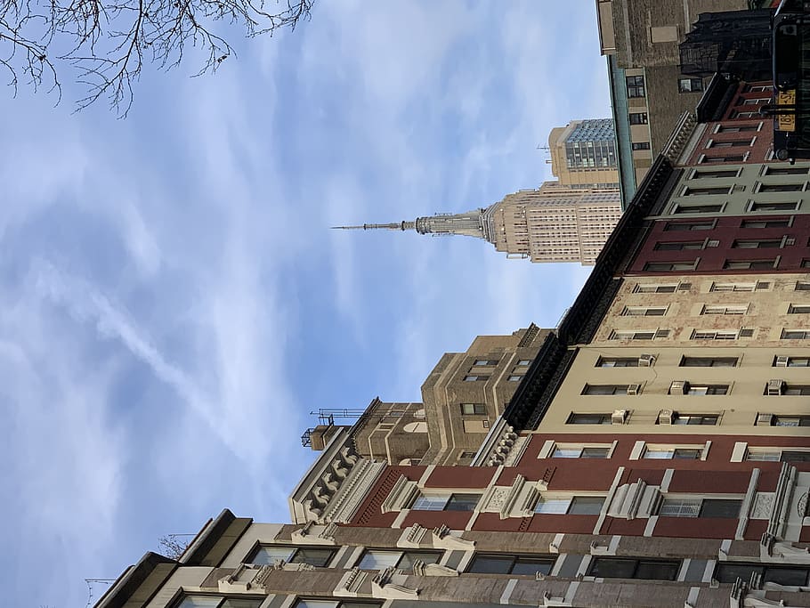 tower, steeple, architecture, building, spire, town, urban HD wallpaper