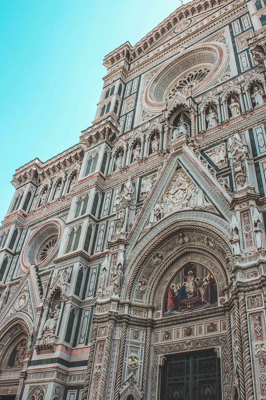 italy, metropolitan city of florence, cathedral, sculpture, HD wallpaper