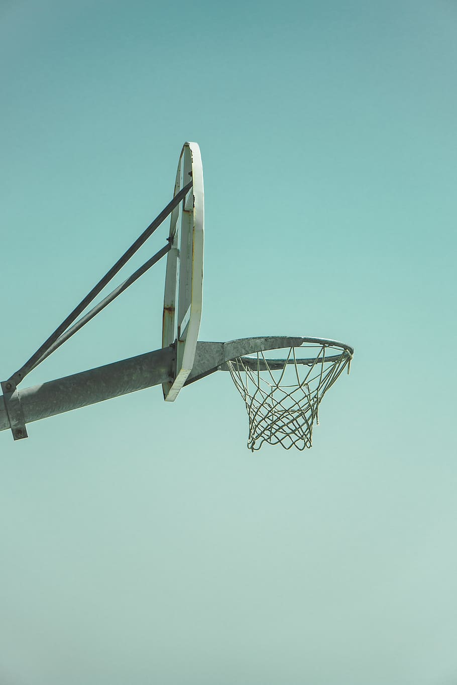 Desolate Basketball Court With Arena And 3d Rendered Backboard Background,  Basketball Stadium, Basketball Court, Basketball Team Background Image And  Wallpaper for Free Download