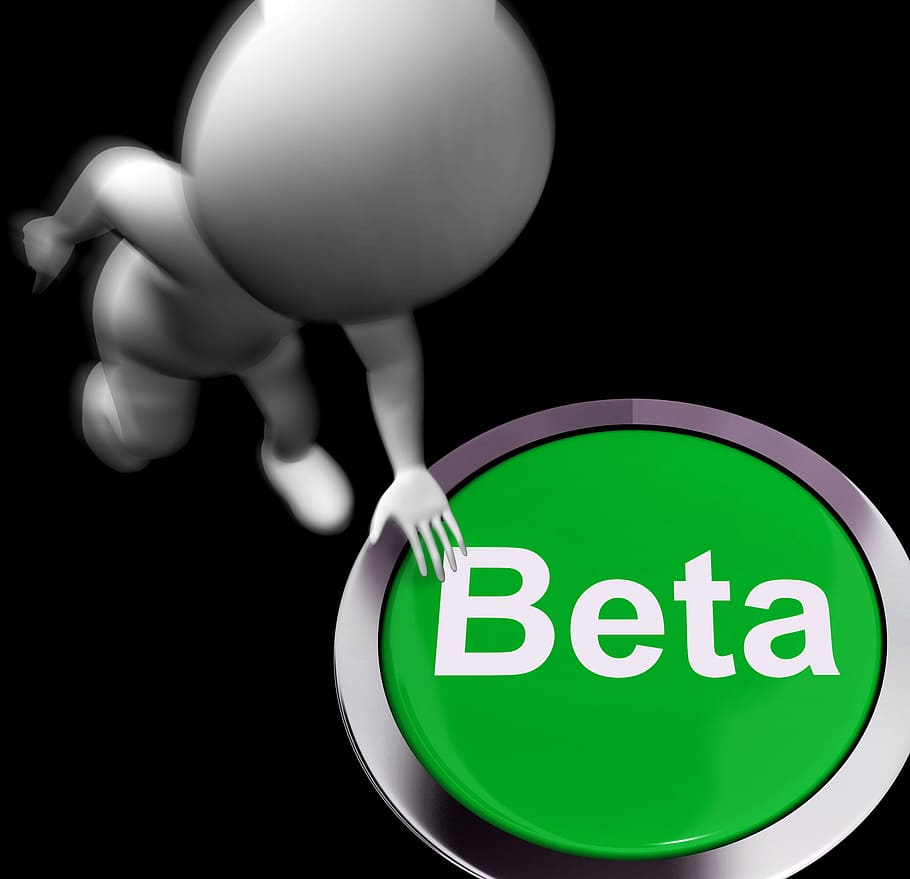 Beta Pressed Showing Software Testing And Development, button, HD wallpaper