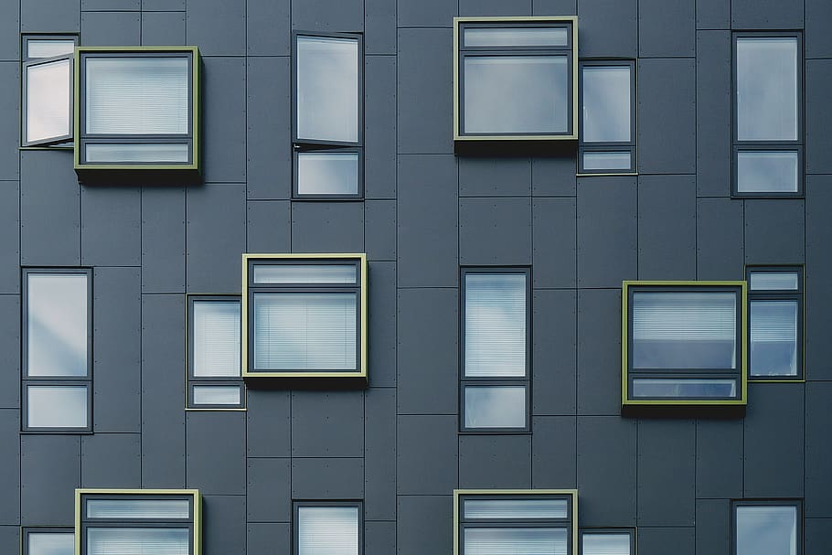 building, architecture, windows, city, urban, condo, apartment HD wallpaper