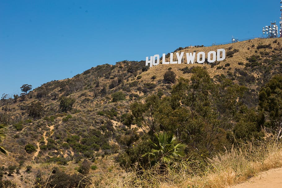 united states, los angeles, hollywood sign, angles, city, california, HD wallpaper