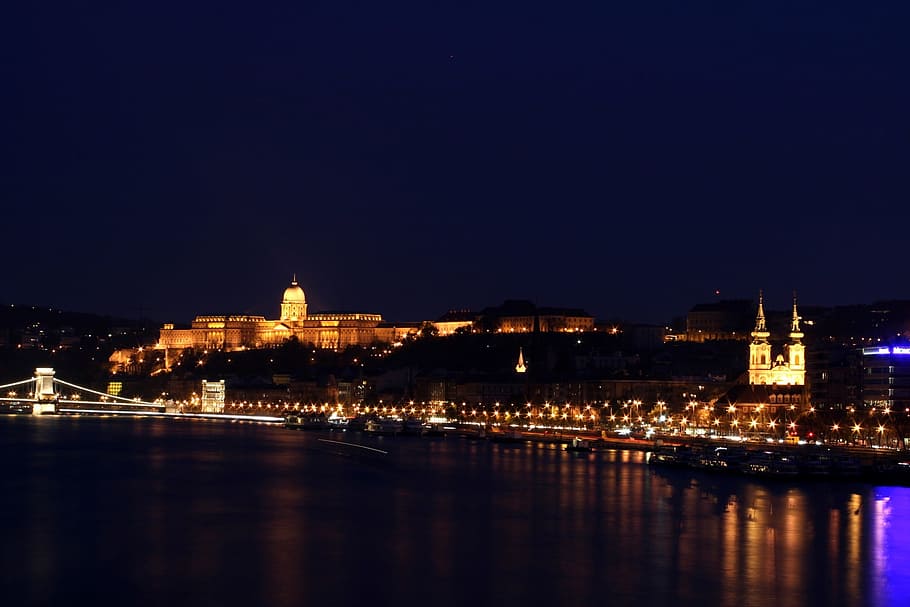 buda, castle, construction, architecture, city, urban, sea HD wallpaper