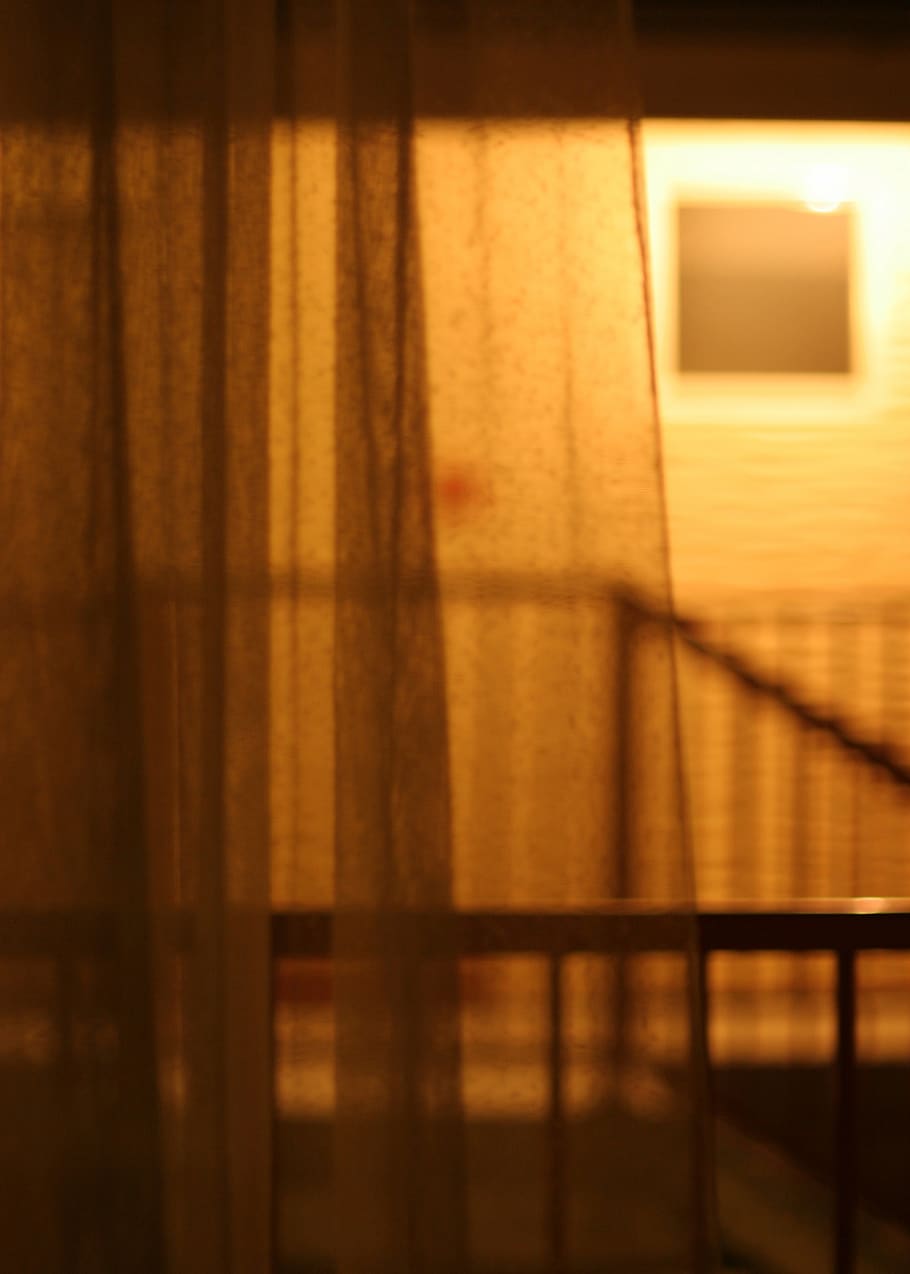 hotel, shapes, dim light, indoors, architecture, window, no people HD wallpaper