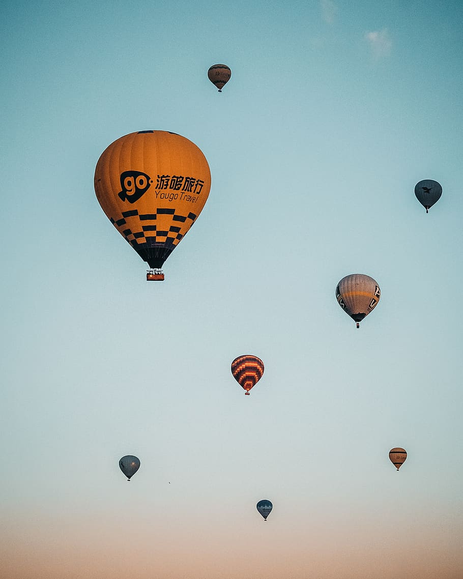 hot air balloons, leisure activities, adventure, cappadocia, turkey HD wallpaper