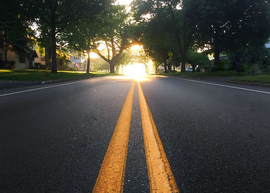 united states, rochester, group 14621, sunrise, street, road, HD wallpaper