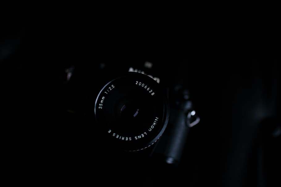 black DSLR camera, electronics, camera lens, photography, digital camera HD wallpaper