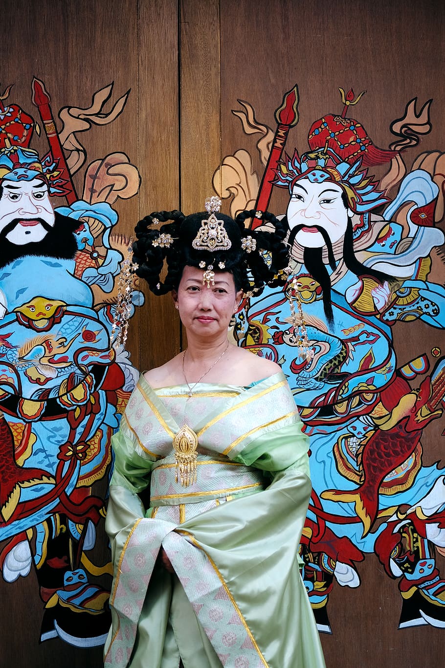 indonesia, bandung, woman, cultural, chinese woman, tradition, HD wallpaper