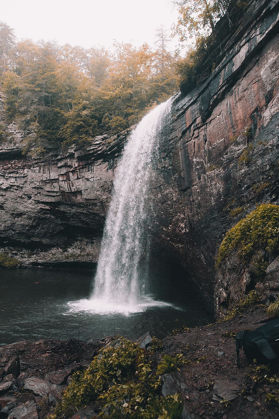 waterfalls during daytime, motion, scenics - nature, flowing water HD wallpaper