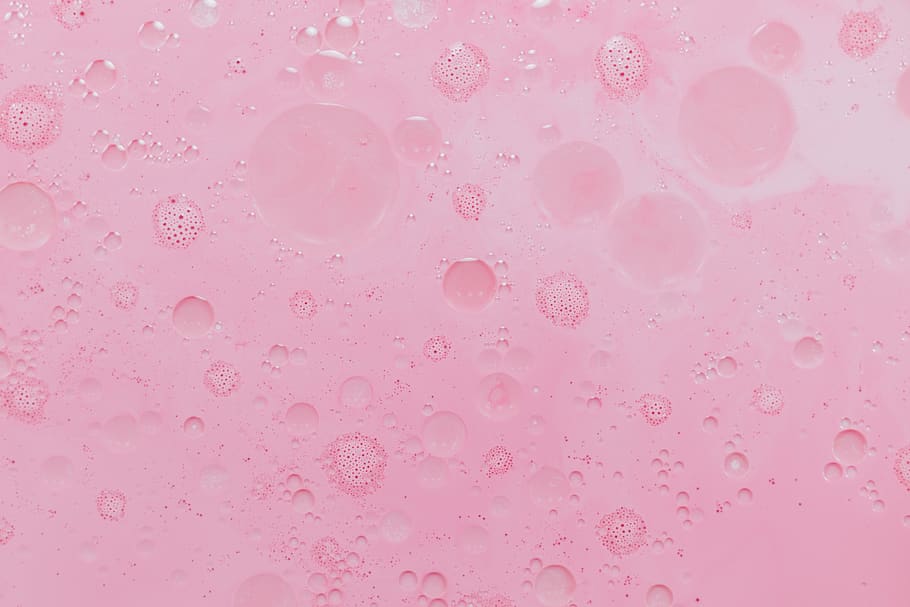 pink water with bubbles, backgrounds, pink color, no people, indoors HD wallpaper
