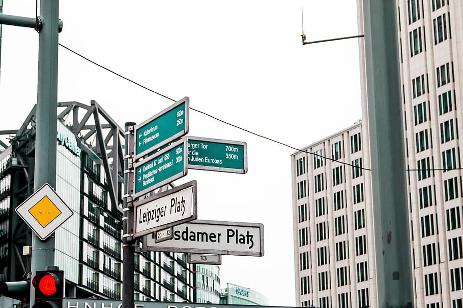 berlin, germany, city, sign, communication, text, architecture HD wallpaper