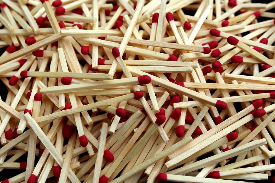 matches, head, burn, sulfur, kindle, red, the background, texture, HD wallpaper