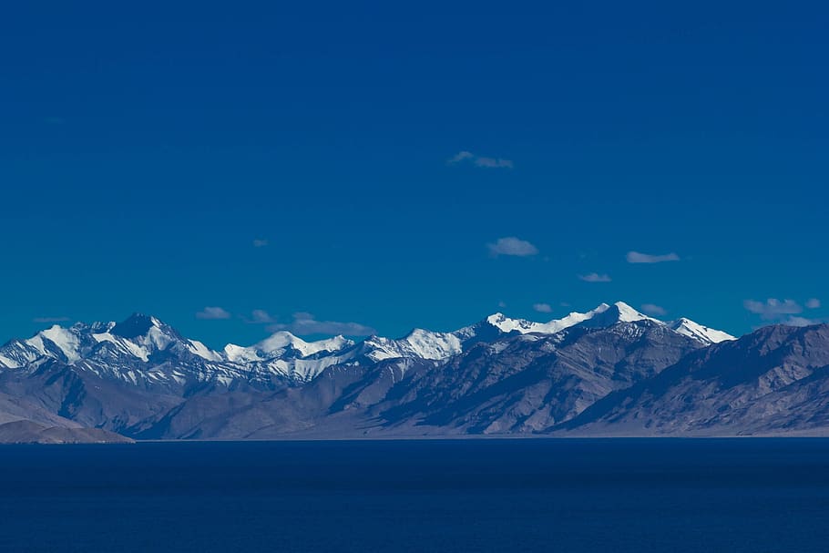 himalayas, landscapes, lakes, mountains, ladakh, india, vsco