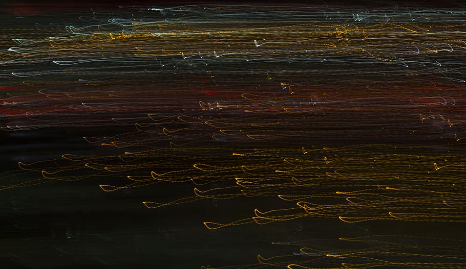 canada, montreal, cities, night, light, long, exposure, abstract HD wallpaper