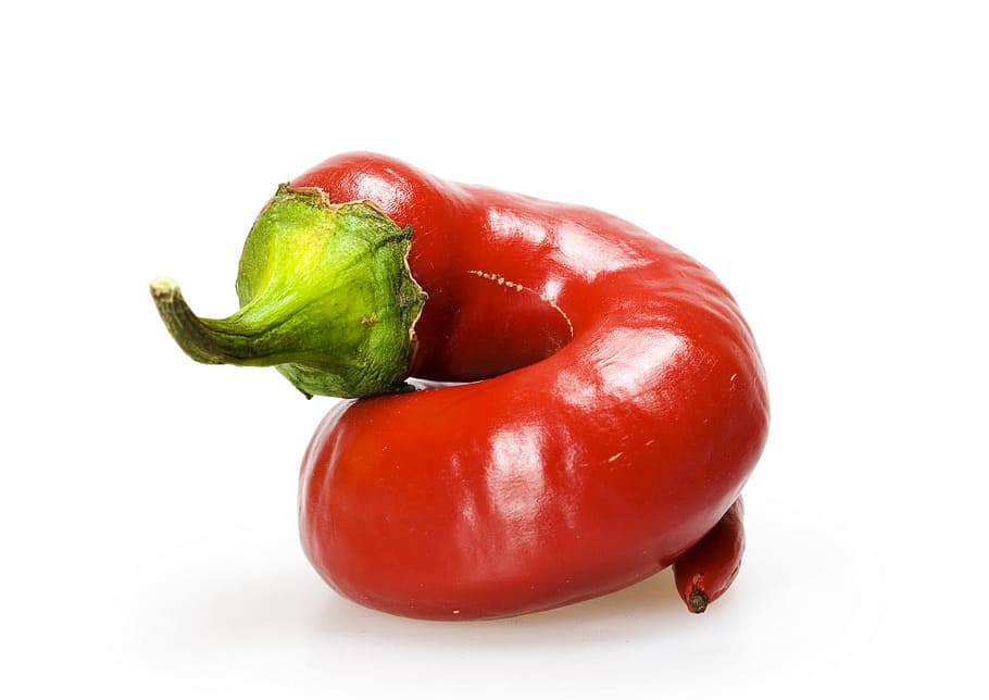 pepper, red, bell, slices, paprika, green, sweet, paprica, isolated HD wallpaper