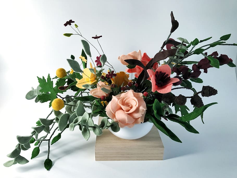 art, graphics, pattern, floral design, plant, blossom, pottery HD wallpaper