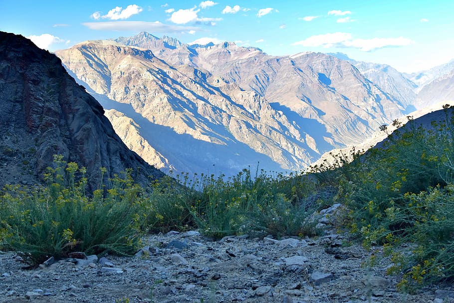 mountain, mountain range, beauty in nature, scenics - nature HD wallpaper