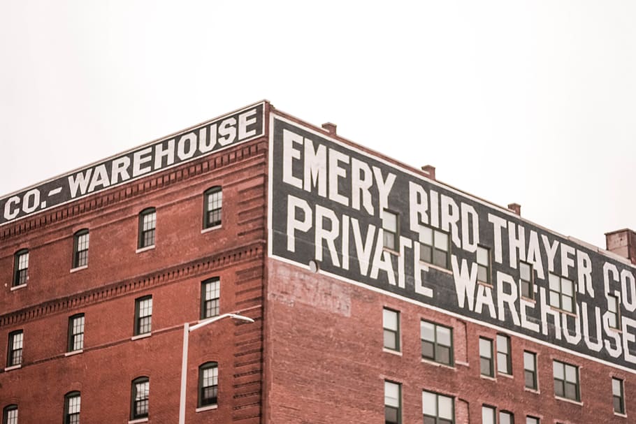 Emery Bird Thayer building, architecture, building exterior, window HD wallpaper