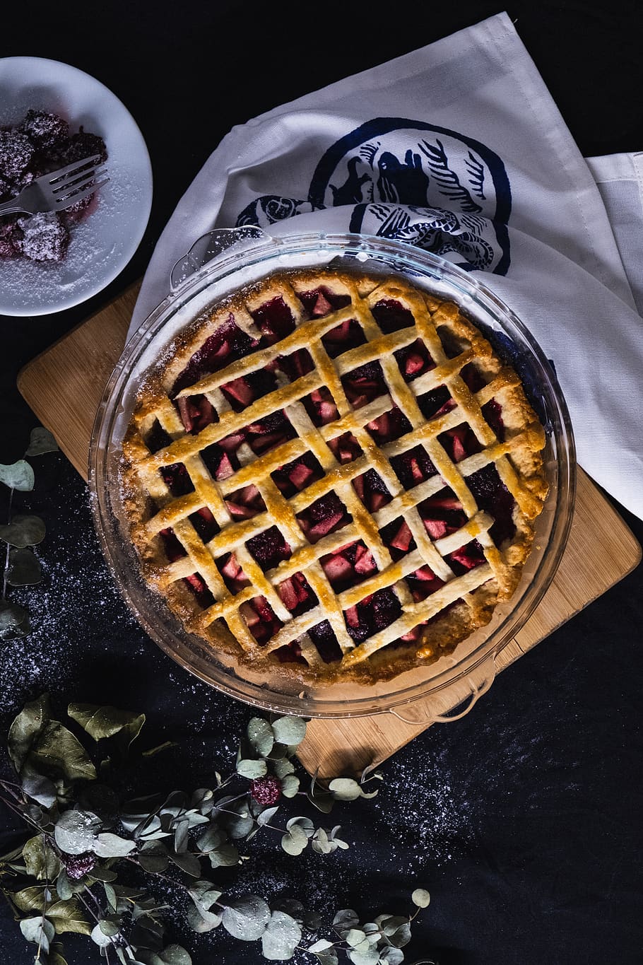 food and drink, freshness, sweet food, dessert, high angle view HD wallpaper