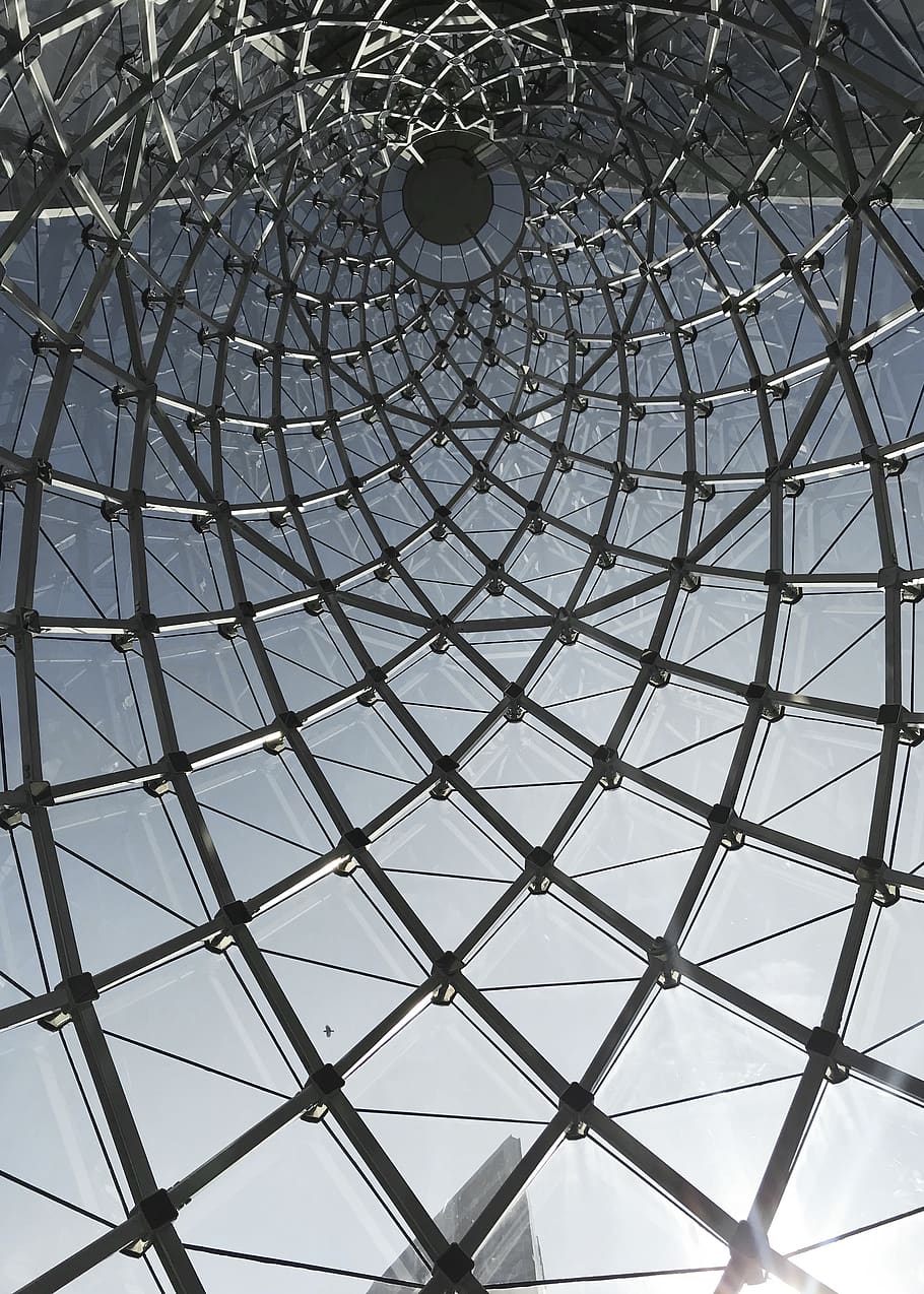 Black and Gray Metal Frame, architectural, architectural design HD wallpaper