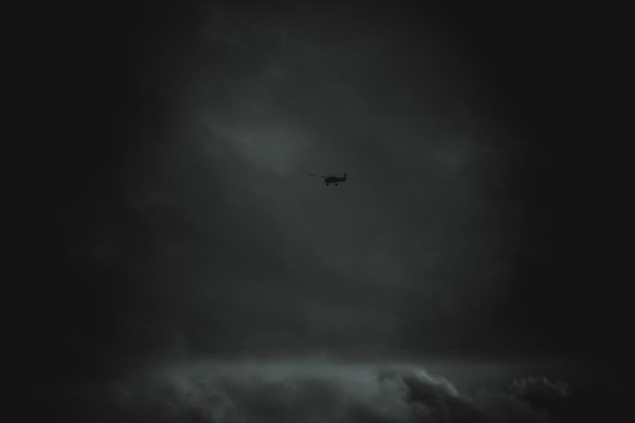 plan, cloud, flying, cloud - sky, air vehicle, airplane, transportation HD wallpaper