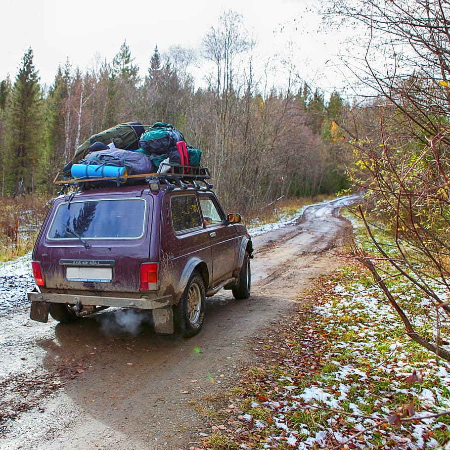 4x4, acceleration, baggage, luggage, action, adrenaline, auto HD wallpaper