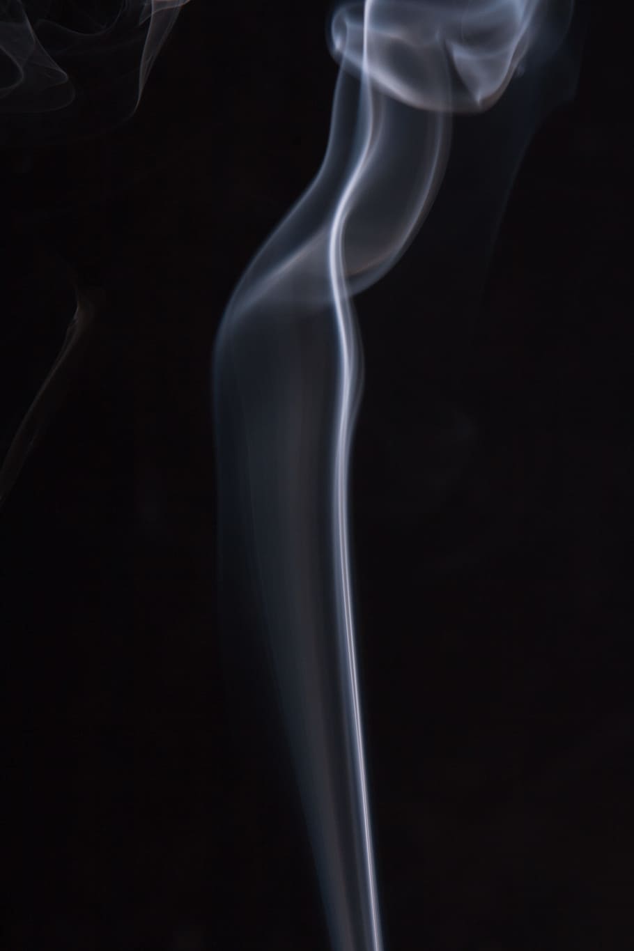 smoke, abstract, shapes, black, texture, background, fog, effect HD wallpaper