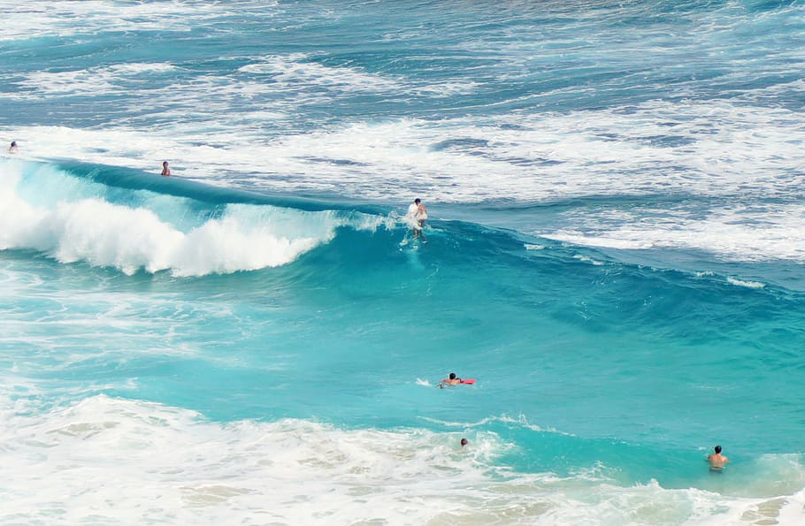 sea, water, sport, wave, aquatic sport, lifestyles, leisure activity HD wallpaper