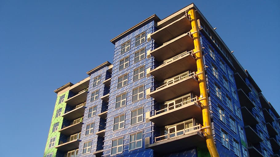 new, condo, building, construction, development, building exterior HD wallpaper