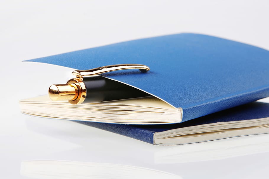 accessories, ballpoint, book, note, notebook, notepad, office HD wallpaper
