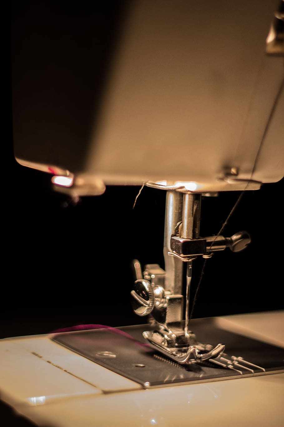 HD wallpaper: sewing machine macro photography, sewing-machine, stitch ...