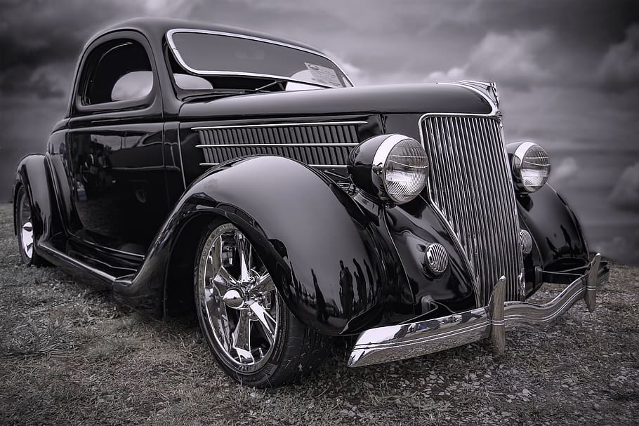 ford, classic car, auto, vehicle, automotive, oldtimer, retro, HD wallpaper
