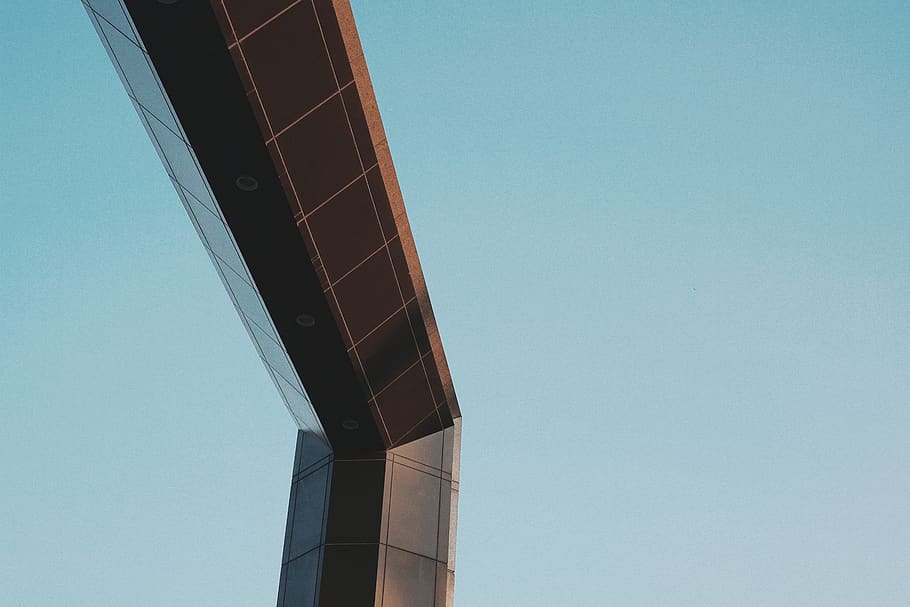 brown frame during daytime, road, way, overpass, highway, corridor HD wallpaper