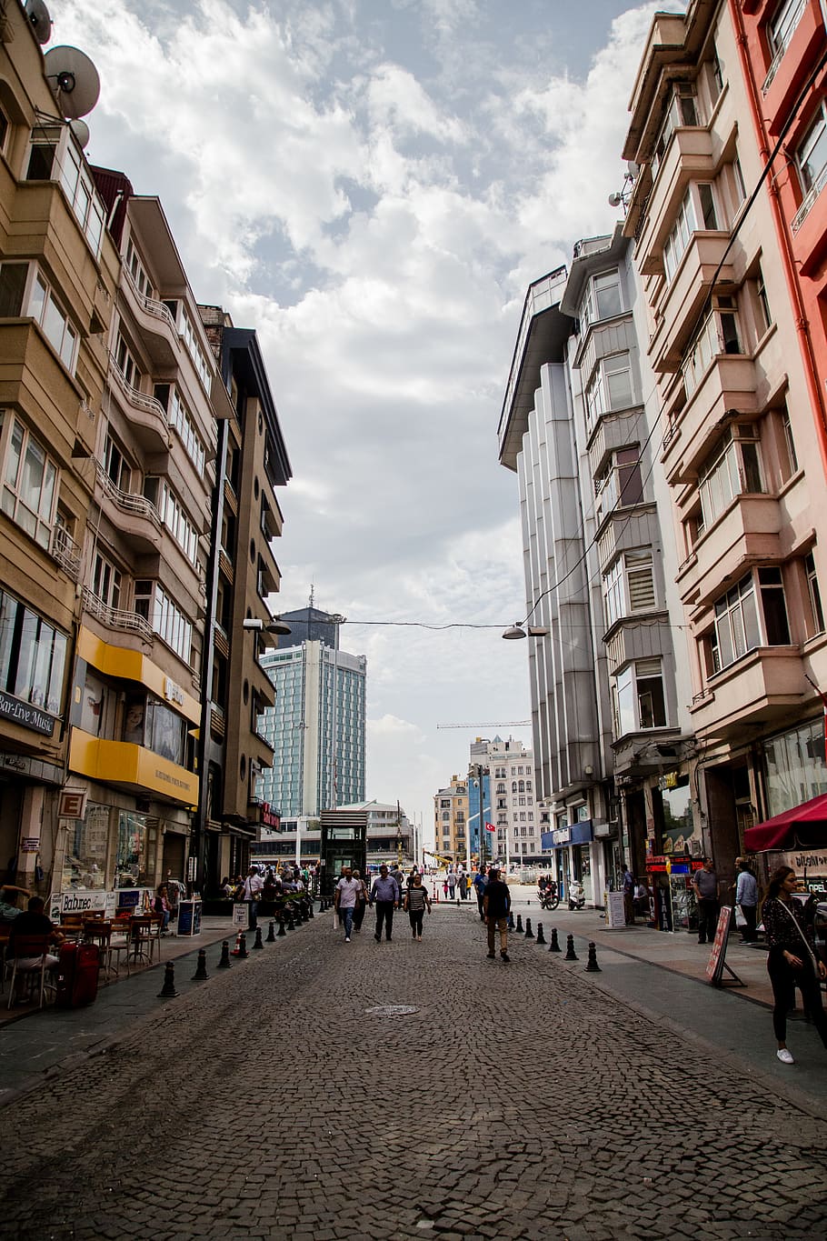 turkey, istanbul, city, cloud - sky, architecture, building exterior HD wallpaper