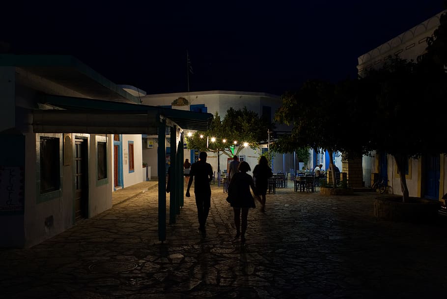 greece, lipsi, dark, shadows, light, silouette, architecture HD wallpaper