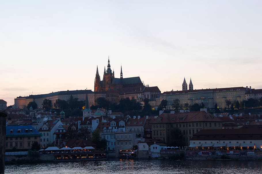 tower, praha, travel, prague, summer, building, historic, sightseeing HD wallpaper