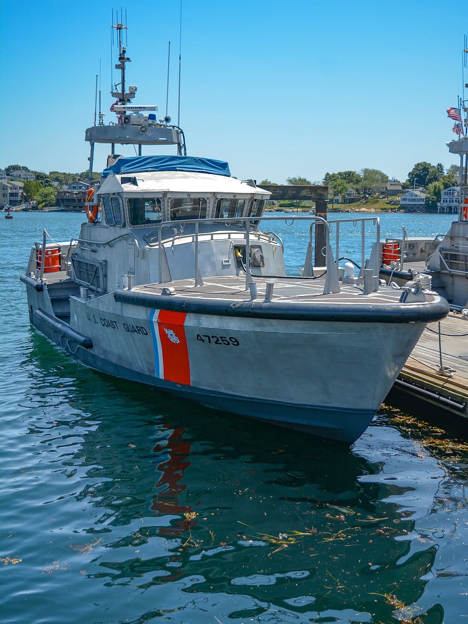 coast guard, boat, gloucester, ma, security, military, nautical vessel