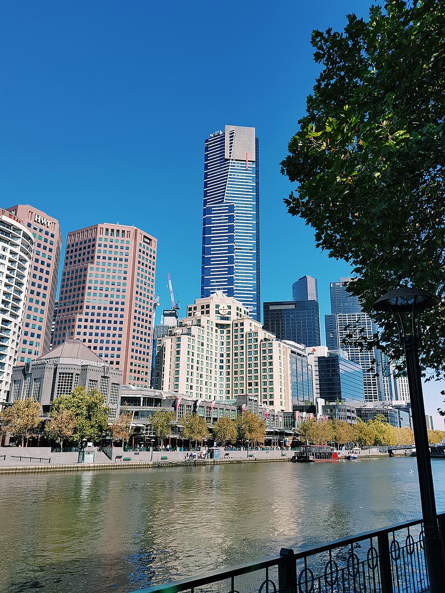 australia, melbourne, princes bridge, building exterior, built structure HD wallpaper