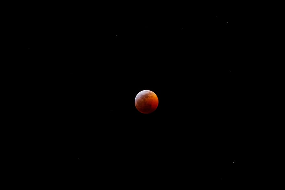 red moon, eclipse, nature, outdoors, astronomy, night, outer space HD wallpaper