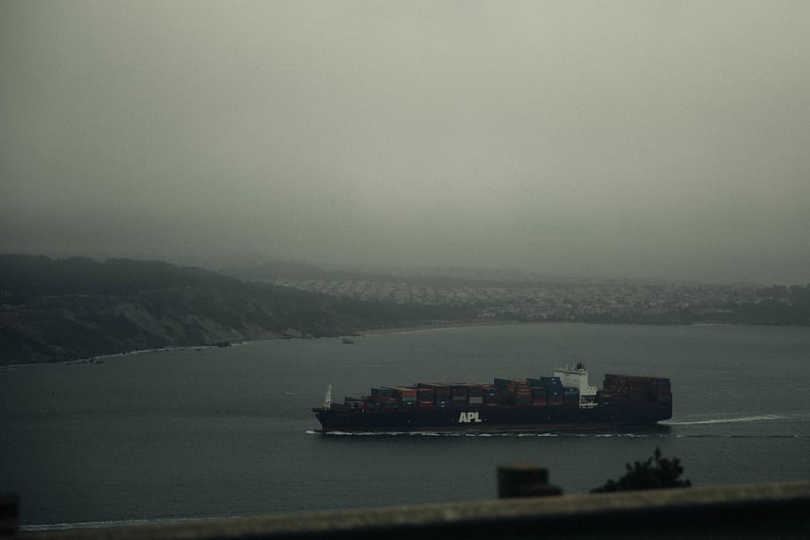 boat, ship, bay, water, san francisco, nautical vessel, transportation HD wallpaper